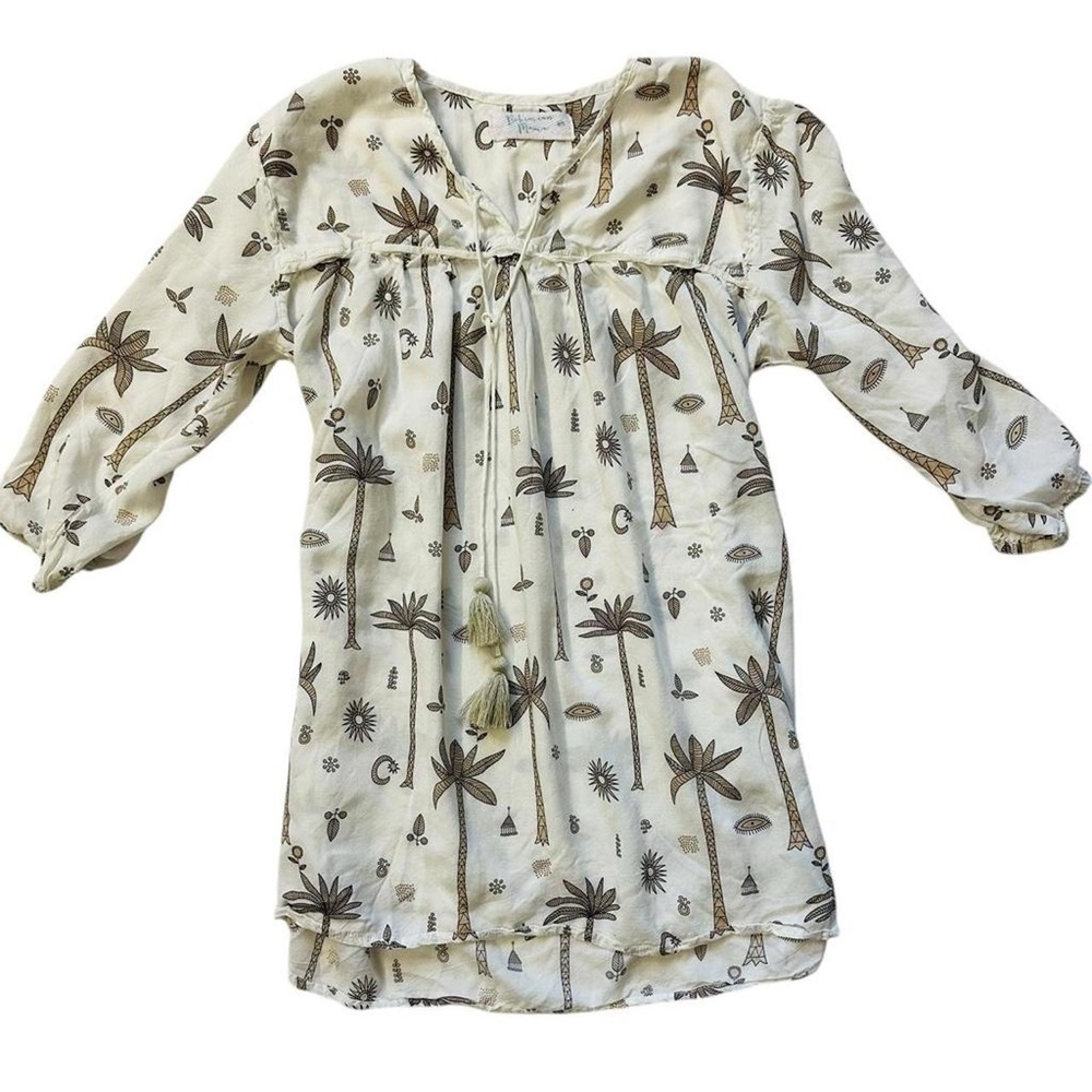 Girls Palm Tree‎ Print Dress